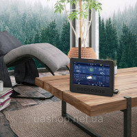 Vevor 316453 Метеостанція 7-в-1 Wi-Fi 186 мм (7 дюймів) TFT-дисплей Бездротовий зовнішній датчик IPX6 Vevor 316453 Метеостанція 7-в-1 Wi-Fi 186 мм (7 дюймів) TFT-дисплей Бездротовий зовнішній датчик IPX6