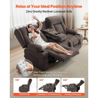 Vevor 314852 Розкладний диван Loveseat, електричний розкладний диван з функцією підігріву та масажу, масажне крісло з центральним Vevor 314852 Розкладний диван Loveseat, електричний розкладний диван з функцією підігріву та масажу, масажне крісло з центральним