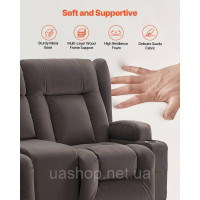 Vevor 314852 Розкладний диван Loveseat, електричний розкладний диван з функцією підігріву та масажу, масажне крісло з центральним Vevor 314852 Розкладний диван Loveseat, електричний розкладний диван з функцією підігріву та масажу, масажне крісло з центральним