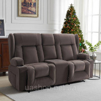 Vevor 314852 Розкладний диван Loveseat, електричний розкладний диван з функцією підігріву та масажу, масажне крісло з центральним Vevor 314852 Розкладний диван Loveseat, електричний розкладний диван з функцією підігріву та масажу, масажне крісло з центральним