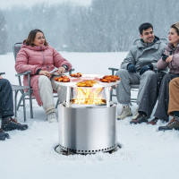 Vevor 317518 Розподільник тепла для вогнища, круглий тепловий екран для дров'яного каміна φ508x254 мм, розподільник тепла
