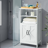 Vevor 315539 Шафа для ванної кімнати, шафа для зберігання у ванній кімнаті, регульована полиця Vevor 315539 Шафа для ванної кімнати, шафа для зберігання у ванній кімнаті, регульована полиця