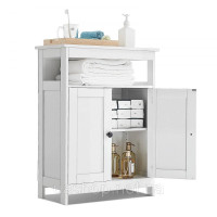 Vevor 315540 Шафа для ванної кімнати, шафа для ванної кімнати, кухонна шафа, регульована полиця, біла Vevor 315540 Шафа для ванної кімнати, шафа для ванної кімнати, кухонна шафа, регульована полиця, біла