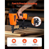 Vevor 318473 Пневматичний цвяхозабивний пістолет 16 калібру, 10,8 мм, середня коронка, пневматичний степлер, довжина 25-50 мм, Vevor 318473 Пневматичний цвяхозабивний пістолет 16 калібру, 10,8 мм, середня коронка, пневматичний степлер, довжина 25-50 мм,