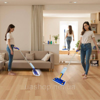 Vevor 315578 Швабра для підлоги Spray Mop з 3 багаторазовими мийними насадками, швабра-розпилювач із багаторазовим резервуаром для