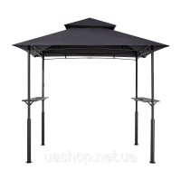Vevor 317578 Альтанка BBQ, 2430x1500x500 мм, Навіс для гриля на відкритому повітрі, 2-ярусний навіс для альтанки BBQ, Садова Vevor 317578 Альтанка BBQ, 2430x1500x500 мм, Навіс для гриля на відкритому повітрі, 2-ярусний навіс для альтанки BBQ, Садова