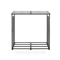 Vevor 317708 Металева стійка для дров, 143x70x143 см, стійка для дров, укриття для дров, максимальне навантаження 300 кг, стійка