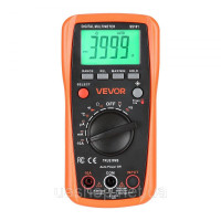 Vevor 316572 Цифровий мультиметр, вольтметр постійного/змінного струму з 4000 познаками, що показує TRMS, з автоматичним вибором