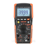 Vevor 316574 Цифровий мультиметр, вольтметр-омметр із TRMS на 4000 позначок, тестер змінної/постійної напруги 1000 В з
