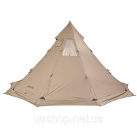 Vevor 317727 Індіанський намет Tipi Tent з підключенням до плити, кемпінговий намет для 4-6 осіб Vevor 317727 Індіанський намет Tipi Tent з підключенням до плити, кемпінговий намет для 4-6 осіб