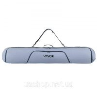Vevor 316585 Лижна сумка, до 165 см, лижна сумка, чохол для лиж, водонепроникна тканина Оксфорд 600D, з регульованими внутрішніми