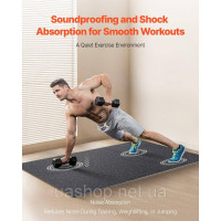 Vevor 315786 Килимок EVA спортивний захист підлога тренажерного залу 6 штук гумові килимки для йоги