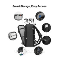 Vevor 316599 Рюкзак Vacuum Travel, 35 л, вакуумний компресійний дорожній рюкзак з повітряним насосом, кілька кишень та відділень, Vevor 316599 Рюкзак Vacuum Travel, 35 л, вакуумний компресійний дорожній рюкзак з повітряним насосом, кілька кишень та відділень,