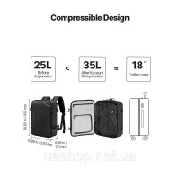 Vevor 316599 Рюкзак Vacuum Travel, 35 л, вакуумний компресійний дорожній рюкзак з повітряним насосом, кілька кишень та відділень, Vevor 316599 Рюкзак Vacuum Travel, 35 л, вакуумний компресійний дорожній рюкзак з повітряним насосом, кілька кишень та відділень,
