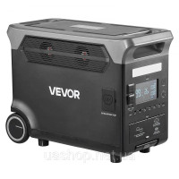 Vevor 316614 Портативна електростанція 3600 Вт, 3840 Вт·год, сонячний генератор з 10 вихідними портами, 6 регульованими вхідними