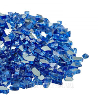 Vevor 317762 Скляні камінці Fire Glass 4,5 кг 6,35 мм, камінне скло, скляні камені, декор, кобальтово-синій колір Vevor 317762 Скляні камінці Fire Glass 4,5 кг 6,35 мм, камінне скло, скляні камені, декор, кобальтово-синій колір