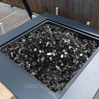 Vevor 317771 Скляні камені для каміна Fire Glass 9 кг, 12,7 мм, чорні Vevor 317771 Скляні камені для каміна Fire Glass 9 кг, 12,7 мм, чорні
