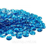 Vevor 317764 Скляні камені для каміна Fire Glass 9 кг, 19 мм, карибсько-блакитні Vevor 317764 Скляні камені для каміна Fire Glass 9 кг, 19 мм, карибсько-блакитні