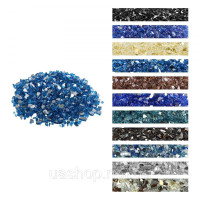 Vevor 317766 Скляні камінці Fire Glass 4,5 кг 12,7 мм, камінне скло, скляні камені, декор, тихоокеанський блакитний Vevor 317766 Скляні камінці Fire Glass 4,5 кг 12,7 мм, камінне скло, скляні камені, декор, тихоокеанський блакитний