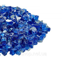 Vevor 317774 Скляні камінці Fire Glass 15,88 кг, 12,7 мм, камінні, скляні камені, декор, кобальтово-сині