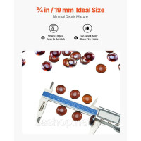 Vevor 317769 Скляні намистини Fire Glass 4,5 кг, скляний камінь, 19 мм, вогняний кришталь, бурштинового кольору Vevor 317769 Скляні намистини Fire Glass 4,5 кг, скляний камінь, 19 мм, вогняний кришталь, бурштинового кольору