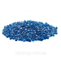 Vevor 317773 Скляні камінці Fire Glass 4,5 кг 25,4 мм, камінне скло, скляні камені, декор, карибсько-блакитний колір