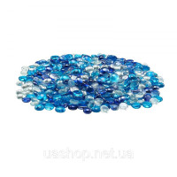 Vevor 317775 Скляні камінці Fire Glass 4,5 кг, 19 мм, кобальтово-сині/карибські/прозорі Vevor 317775 Скляні камінці Fire Glass 4,5 кг, 19 мм, кобальтово-сині/карибські/прозорі