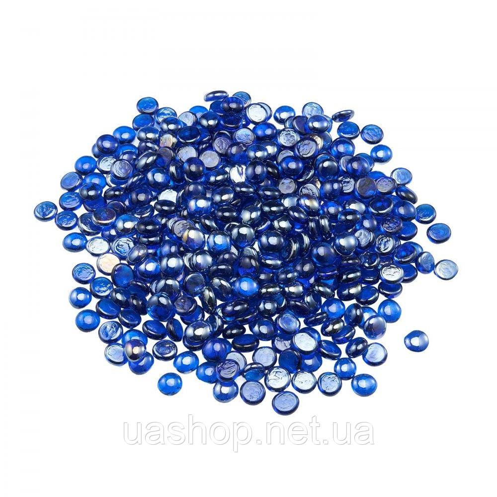 Vevor 317776 Скляний камінь Fire Glass 4,5 кг, 19 мм, камінне скло, скляні камені, вогняна перлина, кобальтово-синій
