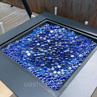 Vevor 317783 Скляні камені для каміна Fire Glass 9 кг, 19 мм, кобальтово-сині Vevor 317783 Скляні камені для каміна Fire Glass 9 кг, 19 мм, кобальтово-сині