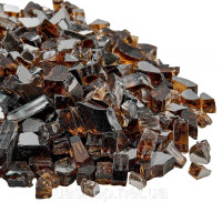 Vevor 317780 Скляні камінці Fire Glass 9 кг, 12,7 мм, камінне скло, скляні камені, декор, мідного кольору