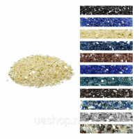 Vevor 317782 Скляні камені для каміна Fire Glass 4,5 кг, 12,7 мм, золотисті