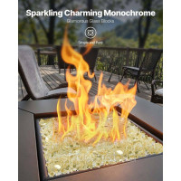 Vevor 317782 Скляні камені для каміна Fire Glass 4,5 кг, 12,7 мм, золотисті Vevor 317782 Скляні камені для каміна Fire Glass 4,5 кг, 12,7 мм, золотисті