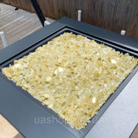 Vevor 317782 Скляні камені для каміна Fire Glass 4,5 кг, 12,7 мм, золотисті Vevor 317782 Скляні камені для каміна Fire Glass 4,5 кг, 12,7 мм, золотисті
