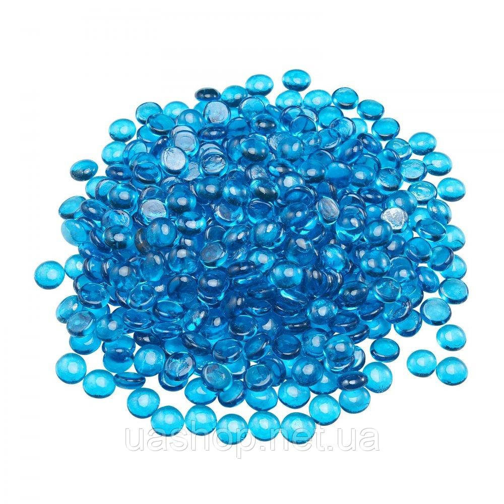 Vevor 317786 Скляний камінь Fire Glass 4,5 кг 19 мм, скляне скло для каміна, скляні намистини, карибсько-блакитний
