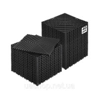 Vevor 315797 40 x Дренажний килимок для гаражної підлоги з плиткою 31x31 см, чорний