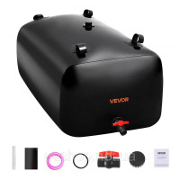 Vevor 317816 Контейнер для зберігання води, резервуар для води 240 л, потовщений мішок для води з ПВХ 1000D, складний мішок для