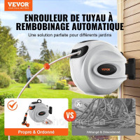 Vevor 317825 Котушка для шланга котушка для шланга вода 180° 25мx12мм поворотна настінна коробка для шланга зі стопором для Vevor 317825 Котушка для шланга котушка для шланга вода 180° 25мx12мм поворотна настінна коробка для шланга зі стопором для