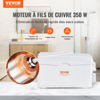 Vevor 316750 Підйомна система, 350 Вт, потік 6000 л/год, висота подачі 7 м, каналізаційний насос з 3 патрубками для підвалу, Vevor 316750 Підйомна система, 350 Вт, потік 6000 л/год, висота подачі 7 м, каналізаційний насос з 3 патрубками для підвалу,