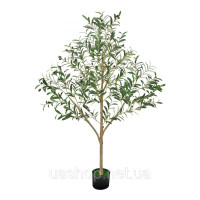 Vevor 317916 Штучна оливкова деревця 1,5 м, штучна рослина з чорним горщиком, прикраса для інтер'єру Vevor 317916 Штучна оливкова деревця 1,5 м, штучна рослина з чорним горщиком, прикраса для інтер'єру