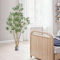 Vevor 317917 Штучна олива 2,4 м, штучна рослина з чорним горщиком, декорація для інтер'єру Vevor 317917 Штучна олива 2,4 м, штучна рослина з чорним горщиком, декорація для інтер'єру