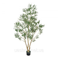 Vevor 317917 Штучна олива 2,4 м, штучна рослина з чорним горщиком, декорація для інтер'єру Vevor 317917 Штучна олива 2,4 м, штучна рослина з чорним горщиком, декорація для інтер'єру