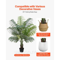 Vevor 317927 Vorvor Artificial Areca Palm, 1,52 м, штучні тропічні пальмові рослини з білим саджанцем, штучна рослина рослини в