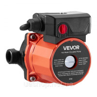 Vevor 316775 Циркуляційний насос, 38 л/хв, система миттєвої рециркуляції, 3-швидкісне керування, 100 Вт, змінний струм 220-240 В,