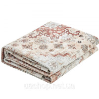 Vevor 316006 Килим для вітальні 2743x3658 мм, нековзний, у вінтажному стилі, коричневий/червоний