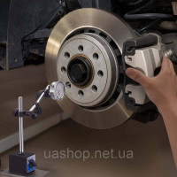 Vevor 317014 Індикатор циферблатний, точність 0,03 мм, діапазон вимірювання 0-25,4 мм, великий циферблат, легко читається,