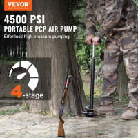 1015// VEVOR Ручний насос PCP, 4-ступінчастий, 30 МПа 4500 PSI насос високого тиску для заправки пневматичної зброї 1015// VEVOR Ручний насос PCP, 4-ступінчастий, 30 МПа 4500 PSI насос високого тиску для заправки пневматичної зброї
