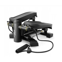 Фітнес-степер 2-в-1 з тросами та лічильником кроків Trex Sport TX-070SP  Twiz Black