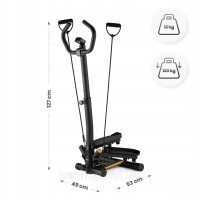Степер на стійці Gymtek XST900 з еспандерами для тренувань 120 кг