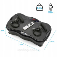 Вібраційна платформа Gymtek XP500 до 180 кг  5 програм