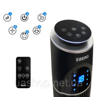 EBERG Acum 110 чорний колонний вентилятор